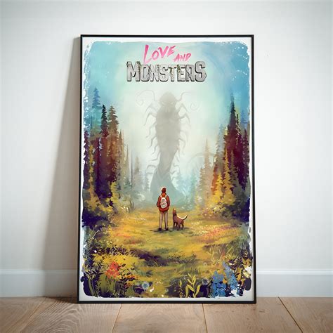 Love and Monsters Poster, Movie Posters, Canvas Wall Art, High Quality Print, Wall Print, Canvas ...