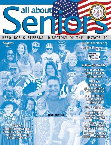 All About Seniors Resource Referral Directory Of The Upstate Fall