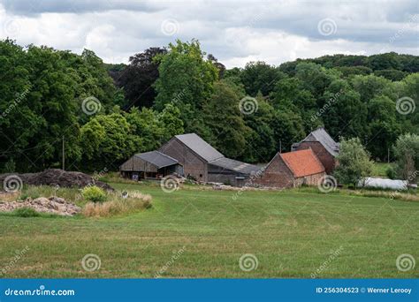 Nethen, Wallon Region, Belgium , Farm Houses and Agriculture Fields ...