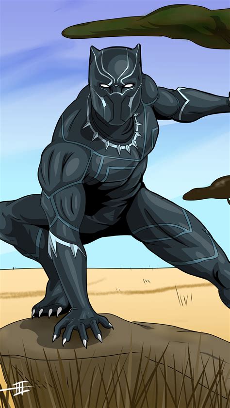 2160x3840 Black Panther 5k New Artwork Sony Xperia Xxzz5 Premium Hd 4k Wallpapersimages