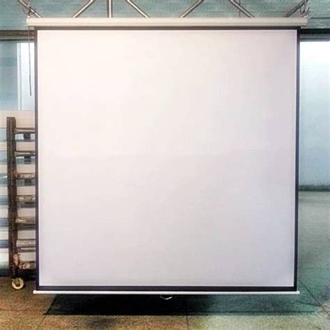 Layar Proyektor Dinding Screen Projector Wall Wallscreen Inch Gulung