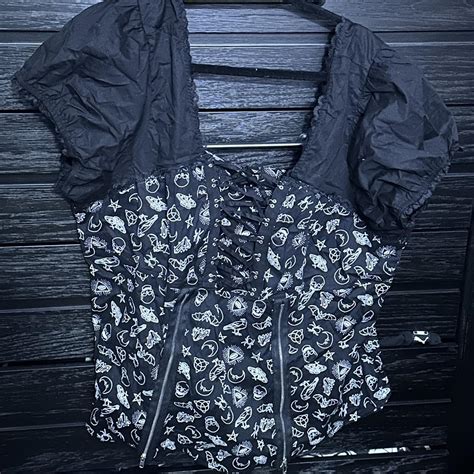 Hot Topic Blouse Condition Never Worn No Tags Depop