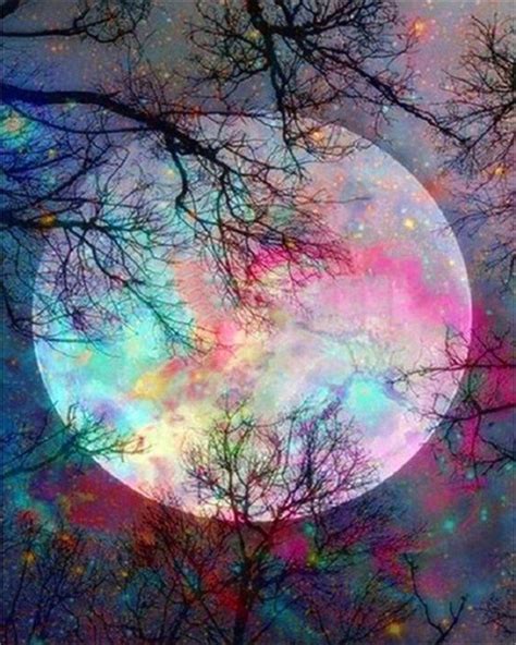 Colorful Moon Wallpapers - Wallpaper Cave