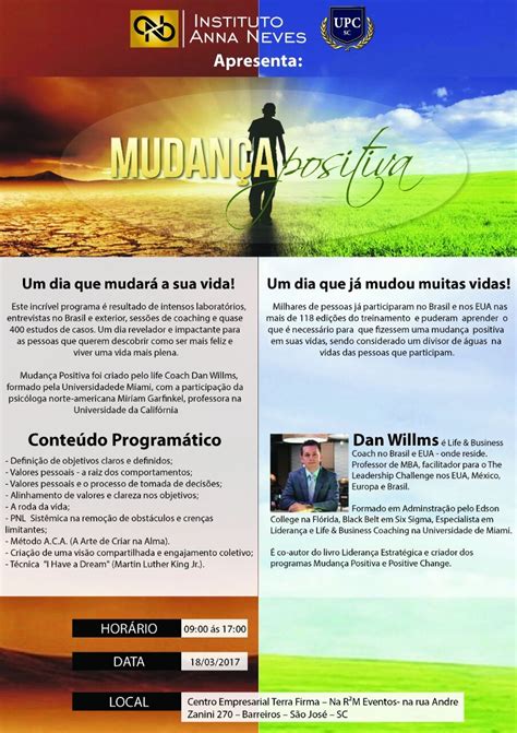 Workshop Mudança Positiva em São José Sympla