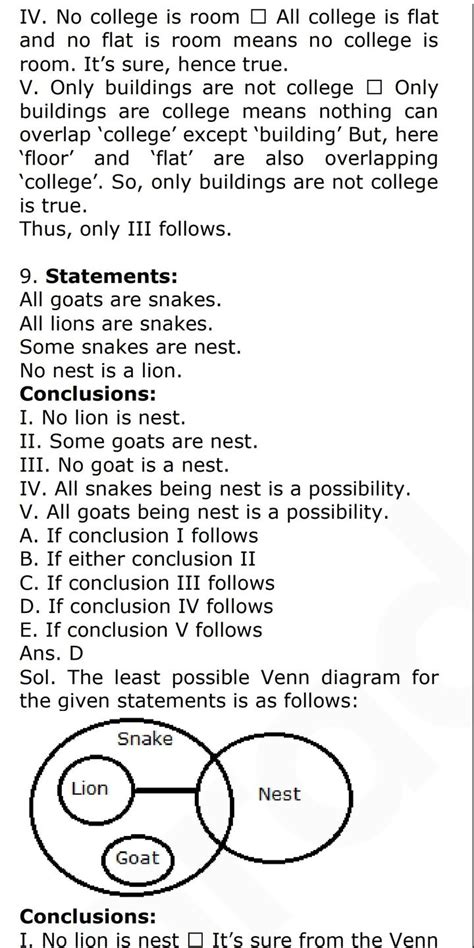 Syllogism Questions With Solutions