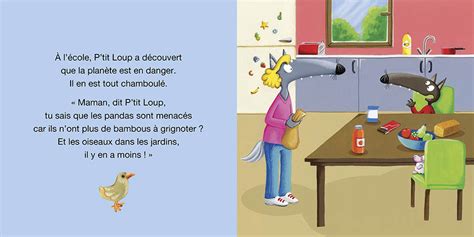 Auzou Livre P tit Loup Sauve la Planète Charlotte et Charlie