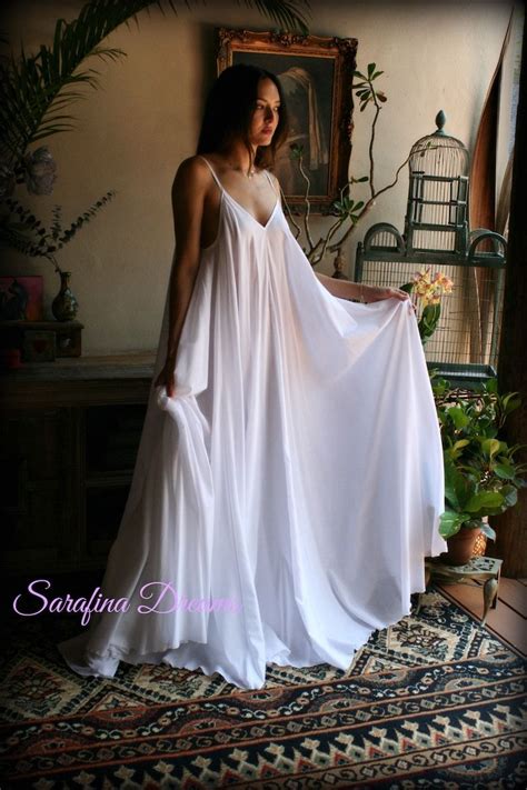 Grecian Goddess Bridal Nightgown Wedding Lingerie White Nylon Etsy Artofit