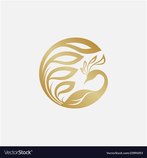 Peacock Logo Vector