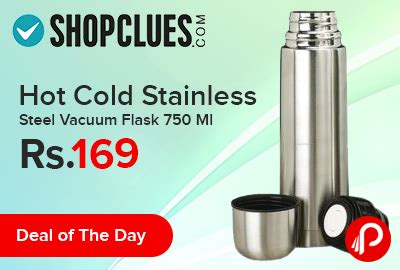 Hot Cold Stainless Steel Vacuum Flask Ml Just At Rs