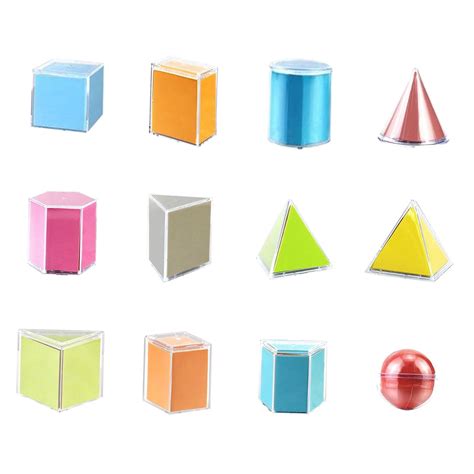 Kokiya 3D Geometric Shapes Montessori Learning Toys Geometric Shapes