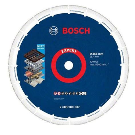 Disque Tron Onner Grande Texpert Diamond Metal Wheel X Mm Bosch