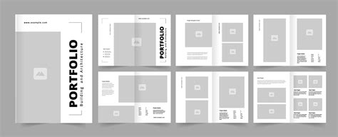 Portfolio Layout Template 27513848 Vector Art At Vecteezy