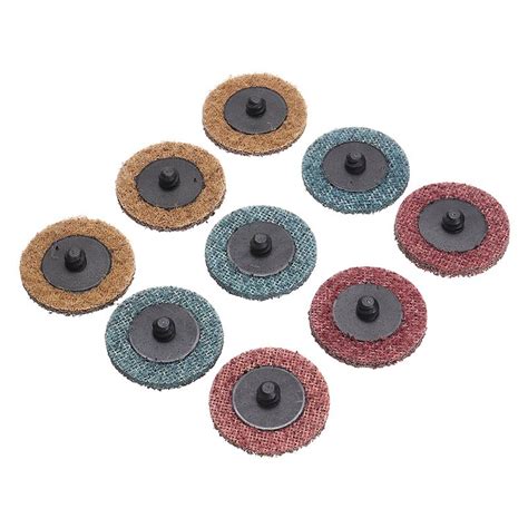 10Pcs 2 50mm Sanding Roloc Discs Scotch Brite Rol Grandado