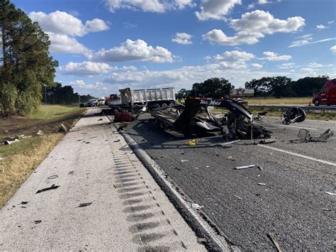 FHP Searching for Witnesses to Fiery Triple Fatality on I75 Wednesday