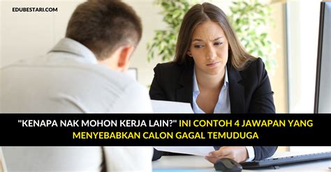 Kenapa Nak Mohon Kerja Lain Ini Contoh 4 Jawapan Yang Menyebabkan