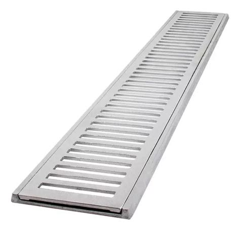 Grelha Ralo Linear 15x100 Inox Alumínio Água Pluvial Frete grátis