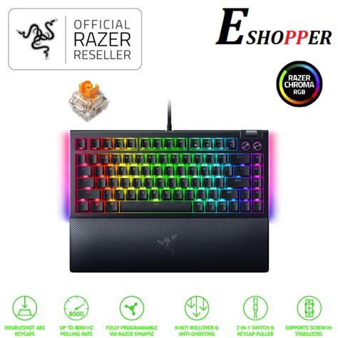 Razer Blackwidow V Hot Swappable Rgb Machanical Gaming Keyboard