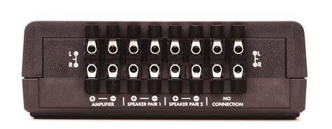 QED SS21 2 Way Parallel Speaker Switch With Binding Post Terminals