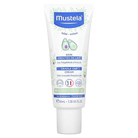 Mustela Cradle Cap Cream Fragrance Free 135 Fl Oz 40 Ml