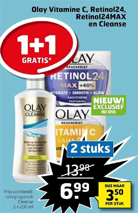 Olay Vitamine C Retinol Retinol Max En Cleanse Stuks Aanbieding