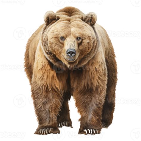 Bear isolated on transparent background . AI Generated 27246649 PNG