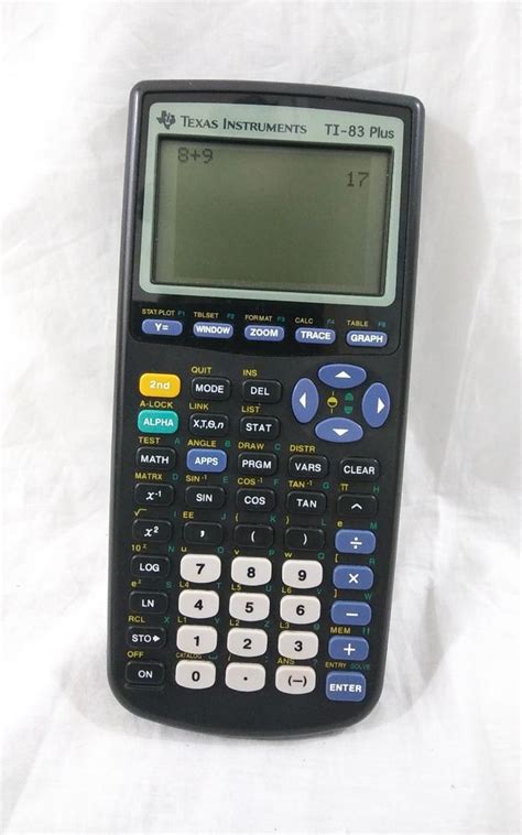 Texas Instruments Ti Plus Graphing Calculator For Sale Online Ebay