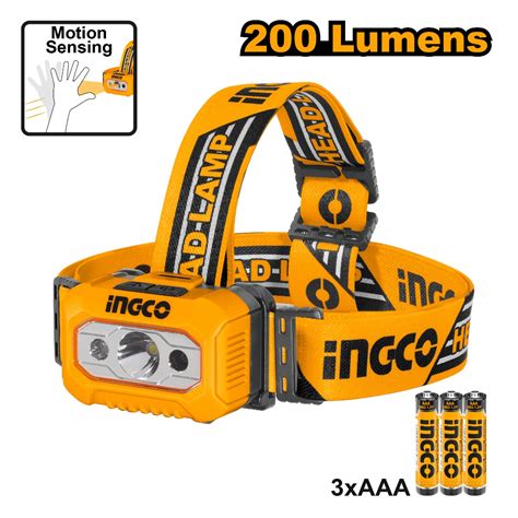 Linterna Vincha Minero Led Lumenes Hhl Aaa Ingco