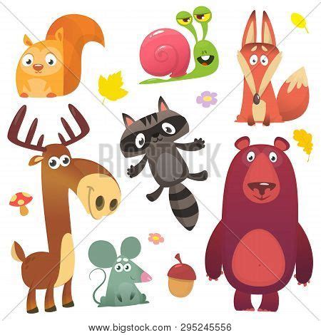 Cartoon Forest Animal Vector & Photo (Free Trial) | Bigstock