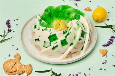 Gelatina mosaico de pay de limón Con solo 8 ingredientes