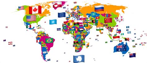 world map  flags explore  flags   continent