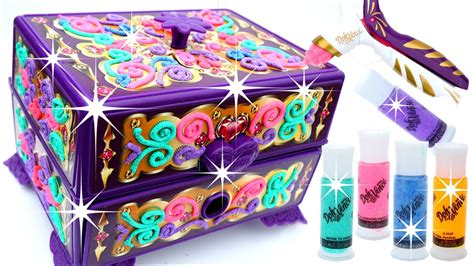 DIY How To Make Dohvinci Play Doh Sparkle Jewelry Secret Glitter ...
