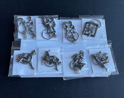 Risque Man Woman Moveable Sex Position Keychain Key Ring 8pcs Set Etsy