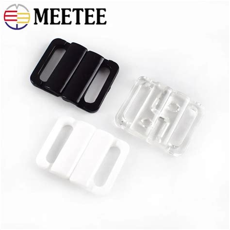 Sets Meetee Id Mm Plastic Bra Buckle Resin Front Closure Swimwear Clip Bikini Clasp