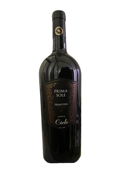 CRVENO VINO PRIMA SOLE PRIMITIVO PUGLIA Cielo 1,5l – Delikatesi i tako ...