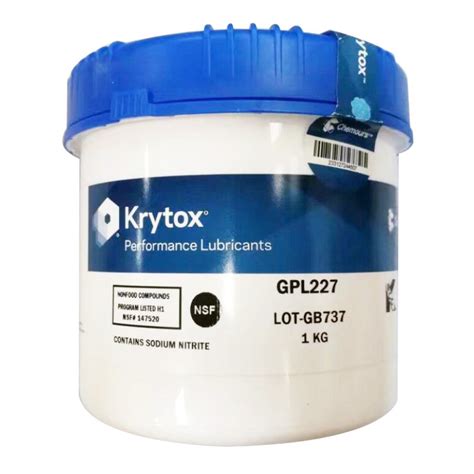 杜邦科慕dupont krytox GPL227全氟聚醚氟素润滑脂高温润滑脂1kg 中国 广东省 贸易商 润滑剂 化工 产品 自助贸易