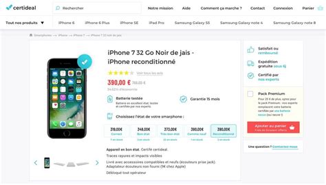 Certideal la plateforme d achat n1 pour un iPhone reconditionné