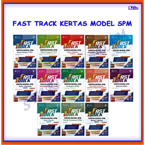 Adm Buku Latihan Spm Fast Track Kertas Model Spm Shopee Malaysia