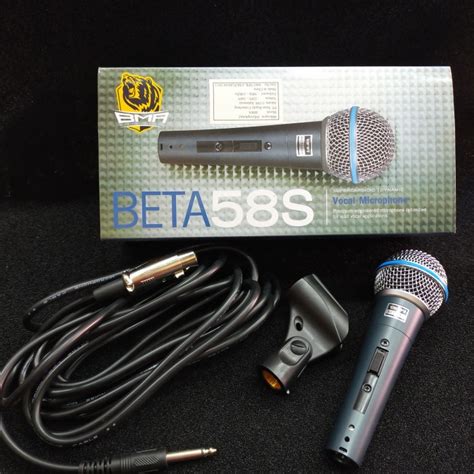 Jual Microphone Bma Beta S Mic Kabel Vocal Beta Microphone Bma Ori