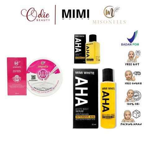 Jual Misonells Bleaching Licorice Misonells Aha Bodyserum Aha Mimi White Bpom Body Serum Aha