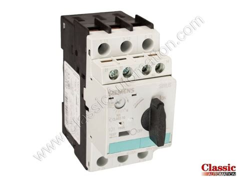 Siemens 3rv1021 1ka10 Circuit Breaker For Motor Protection Refurbished Ebay