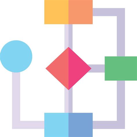 flowchart illustration design  vector art  vecteezy