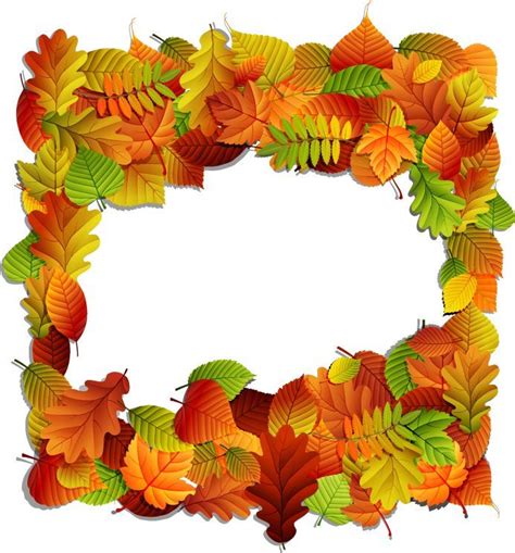 Autumn Leaves Border Frame PNG Clipart | Leaf border, Autumn leaves, Frame