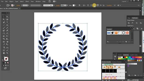 How To Create A Laurel Wreath In Adobe Illustrator Graphic School