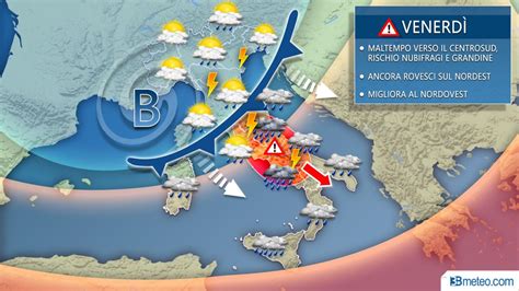 Meteo Forte Perturbazione Sull Italia Venerd Temporali Anche