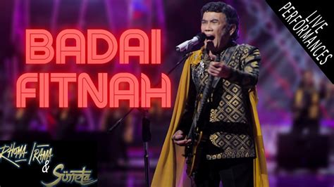 Rhoma Irama And Soneta Group Badai Fitnah Live Youtube