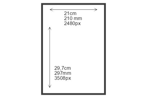 Tamanho De Folha A4 Significados E Medidas Em Cm Pixels E Mm