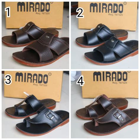 Jual Sandal Kulit Mirado Kualitas Terbaik Sandal Kulit Pria Shopee