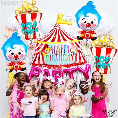 Giant Inch Carnival Balloons Set Pack Of Circus Party