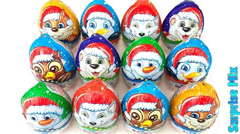 НОВОГОДНИЙ Киндер Сюрприз 2019 - ТОЛЬКО СЕРИЙНЫЕ ИГРУШКИ... New Year ...