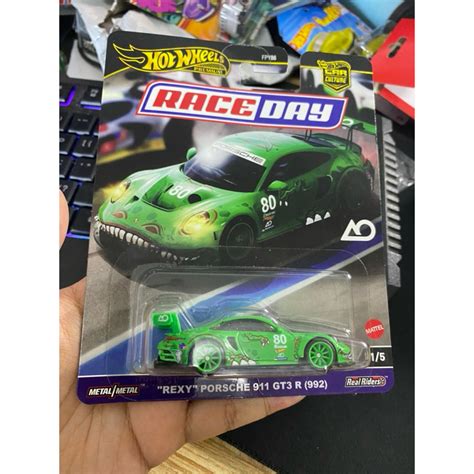 Hot Wheels Rexy Porsche 911 GT3 R 992 Mint Shopee Malaysia